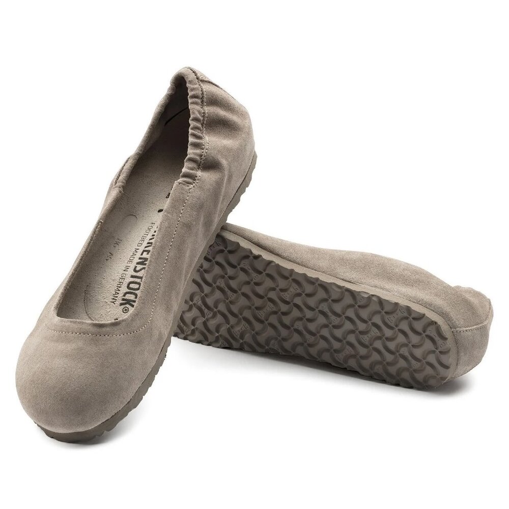 Birkenstock Women's Taupe Celina Flat, W8 EU 39